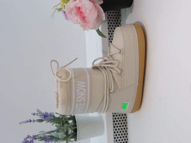 Botki Damskie 8120 BEIGE 36-41