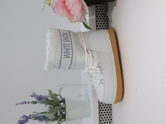 Botki Damskie 8120 WHITE 36-41