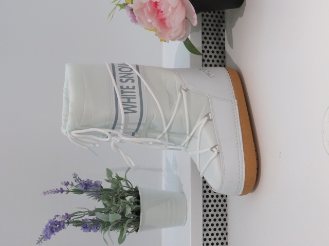 Botki Damskie 8121 WHITE 36-41