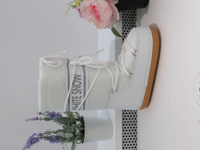 Botki Damskie 8121 WHITE 36-41 1