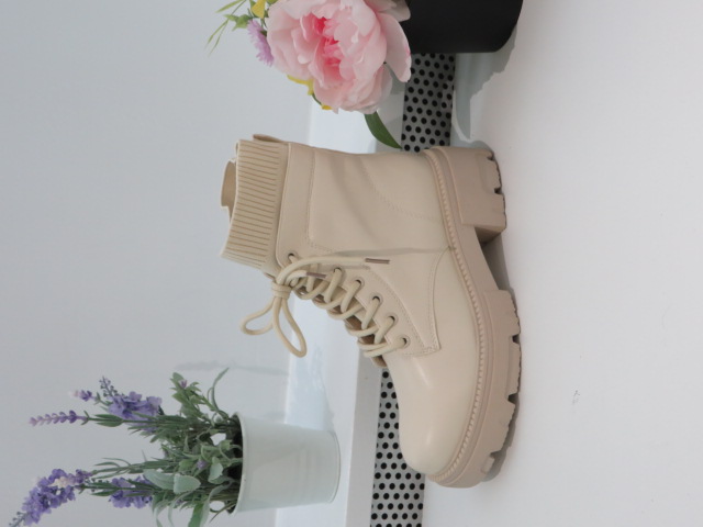 Botki Damskie BM25 BEIGE 36-41