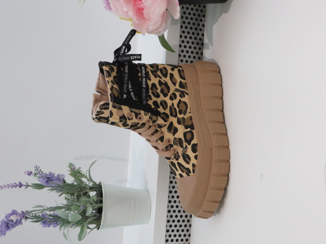 Botki Damskie EV263 LEOPARD 36-41