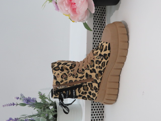 Botki Damskie EV263 LEOPARD 36-41 1
