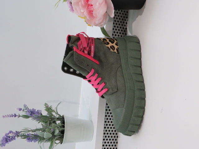 Botki Damskie EV263 GREEN 36-41