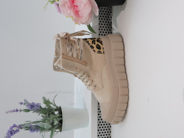 Botki Damskie EV263 BEIGE 36-41