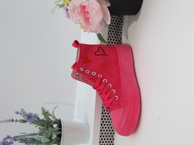 Botki Damskie PC193 FUSHIA 36-41