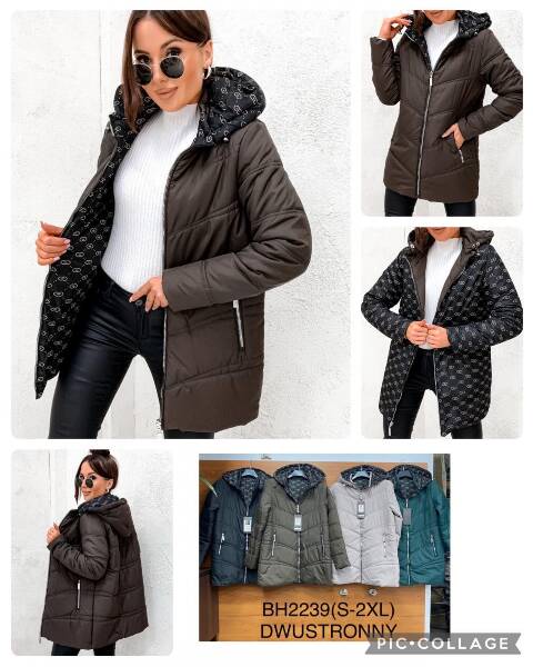Kurtka damskie zimowa BH2139 1 kolor S-2XL