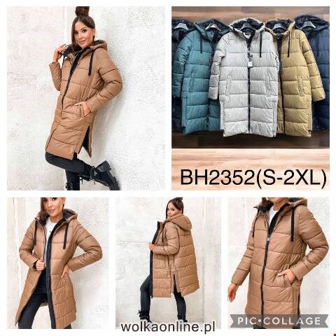 Płaszcze damskie zimowe BH2352 1 kolor S-2XL