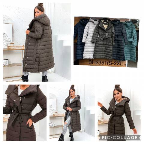 Płaszcze damskie zimowe BH2351 1 kolor S-2XL 1