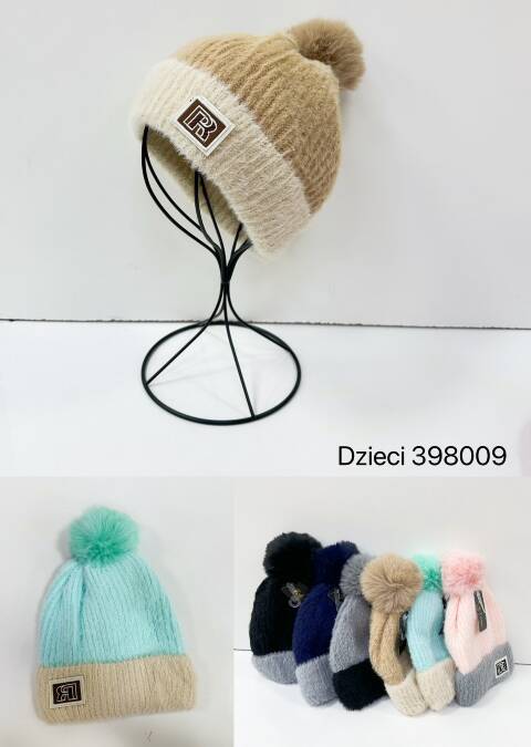 Czapka zimowa dziewczęca 398009 Mix kolor Standard 1