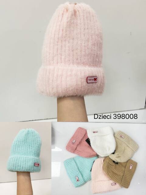 Czapka zimowa dziewczęca 398008 Mix kolor Standard 1