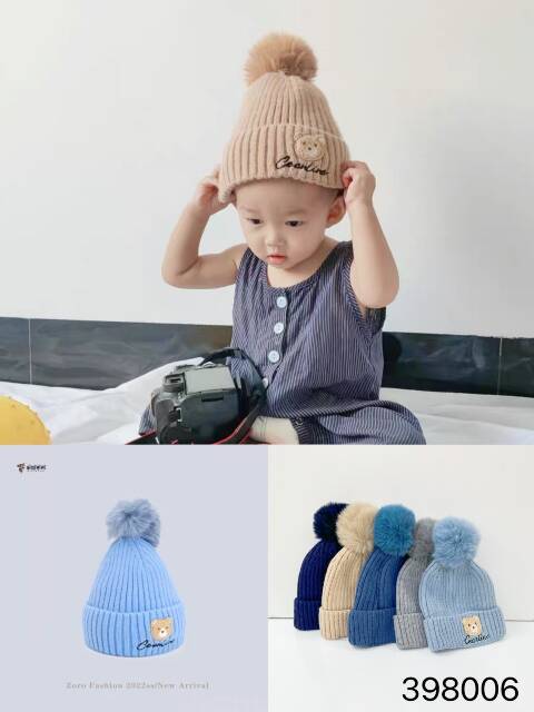 Czapka zimowa dziewczęca 398006 Mix kolor Standard 1