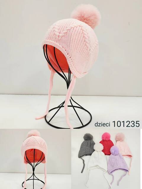 Czapka zimowa dziewczęca 101235 Mix kolor Standard 1