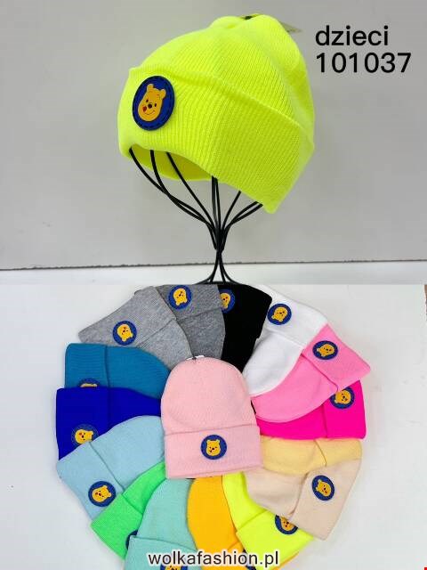 Czapka zimowa dziewczęca 101037 Mix kolor Standard