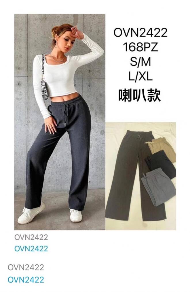 Spodnie damskie OVN2422 Mix KOLOR  S/M-L/XL