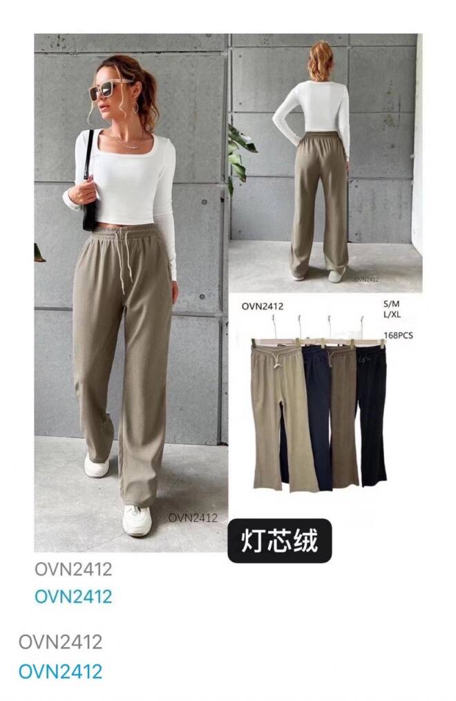 Spodnie damskie OVN2412 Mix KOLOR  S/M-L/XL