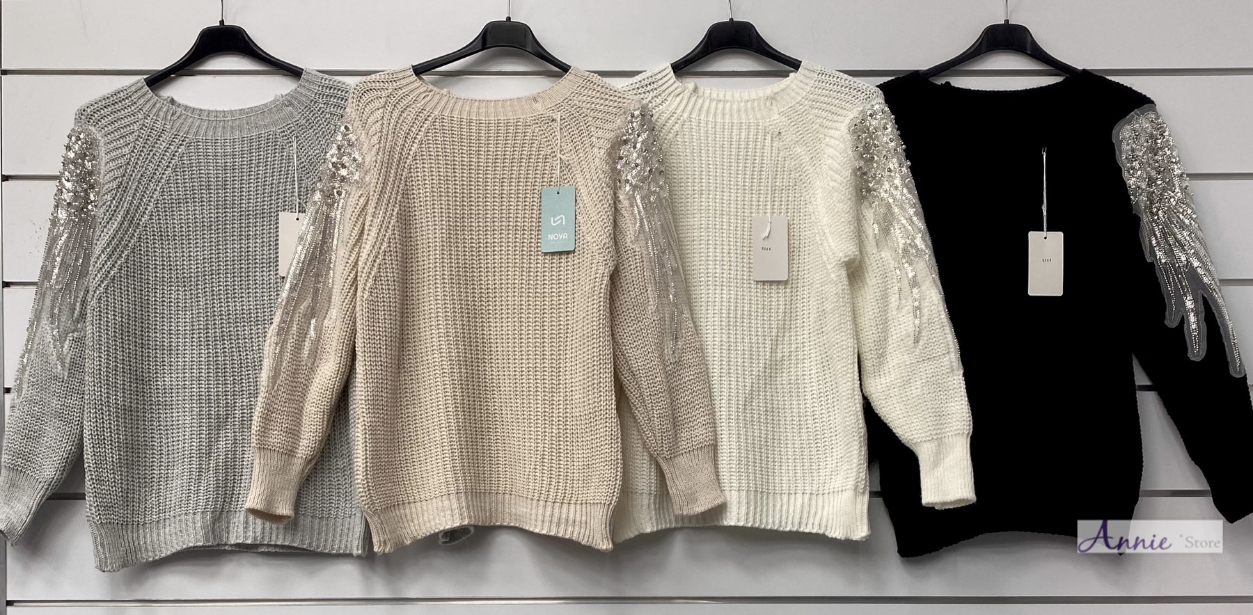 Sweter damskie 3068 Mix KOLOR   Standard (Towar włoskie)