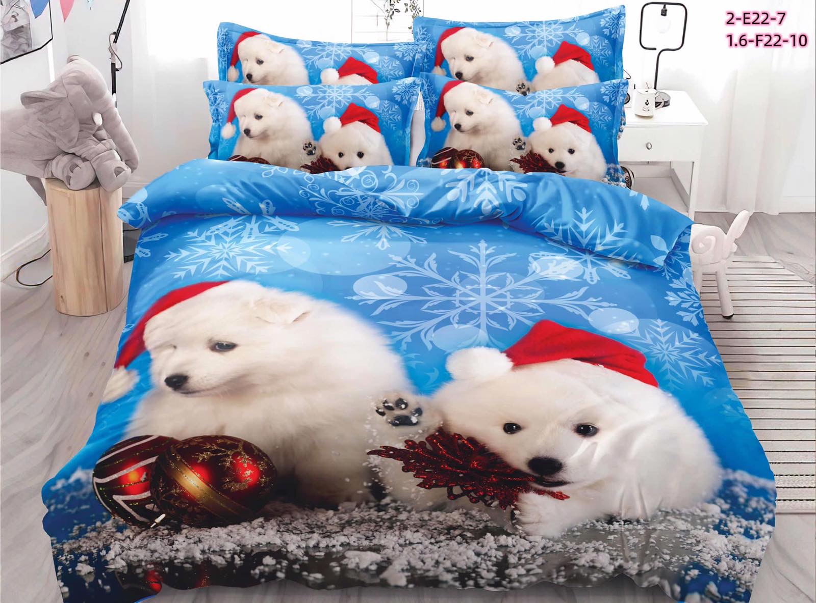 Komplet pościeli 4 części 3079 1 kolor  160x200cm