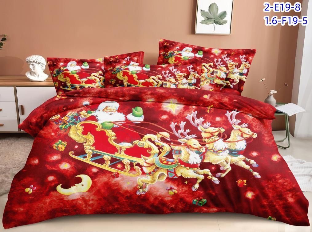 Komplet pościeli 4 części 3083 1 kolor  200x220cm