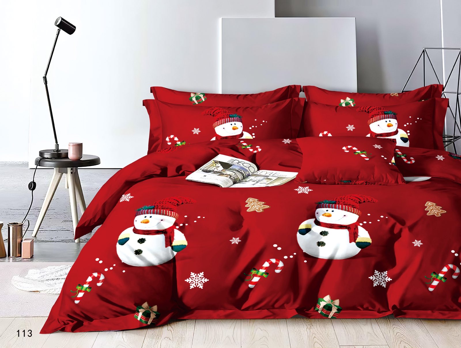 Komplet pościel 4 części 3090 1 kolor  160x200cm