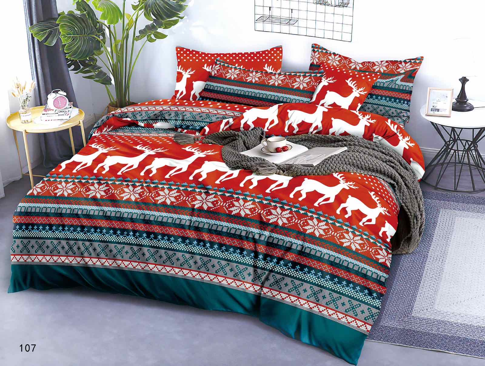 Komplet pościel 4 części 3098 1 kolor  200x220cm