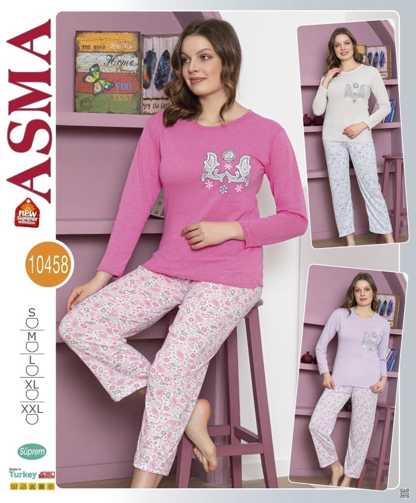 Pidżama damskie 10458 Mix KOLOR  S-2XL (Towar Tureckie)