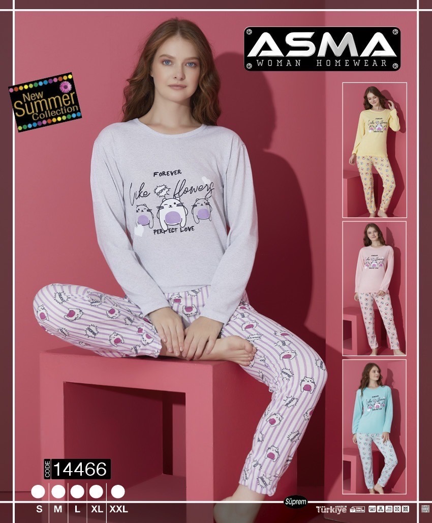 Pidżama damskie 14466 Mix KOLOR  S-2XL (Towar Tureckie) 1