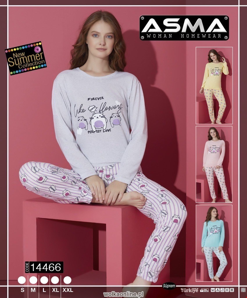 Pidżama damskie 14466 Mix KOLOR  S-2XL (Towar Tureckie)