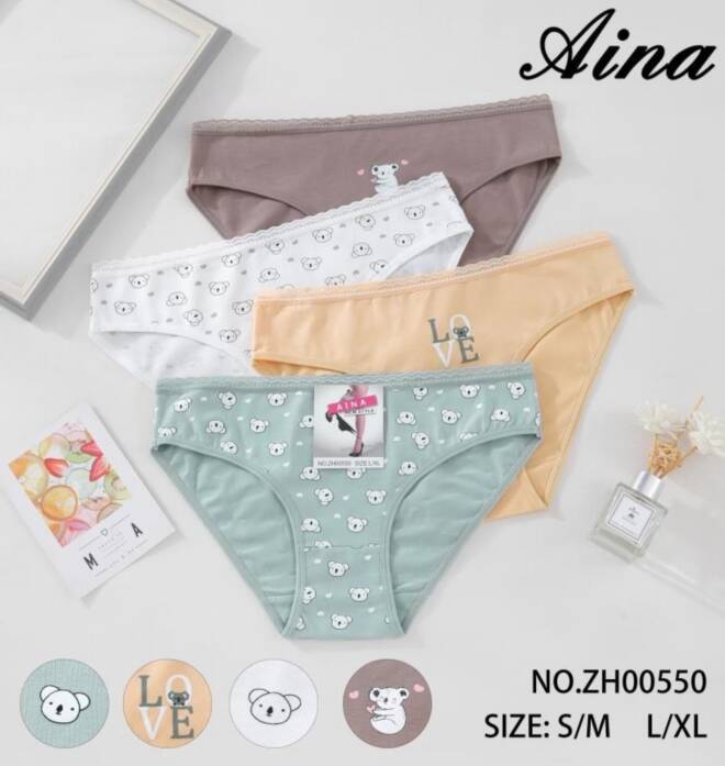 Majtki damskie ZH00550 Mix KOLOR  S/M-L/XL 1