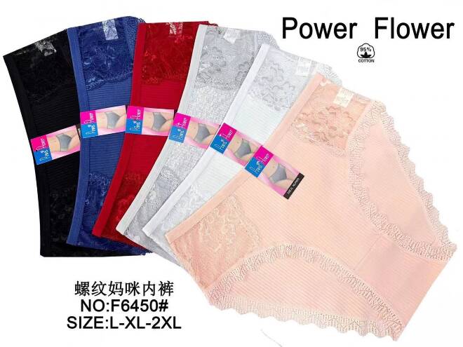 Majtki damskie F6450 Mix KOLOR  L-2XL 1