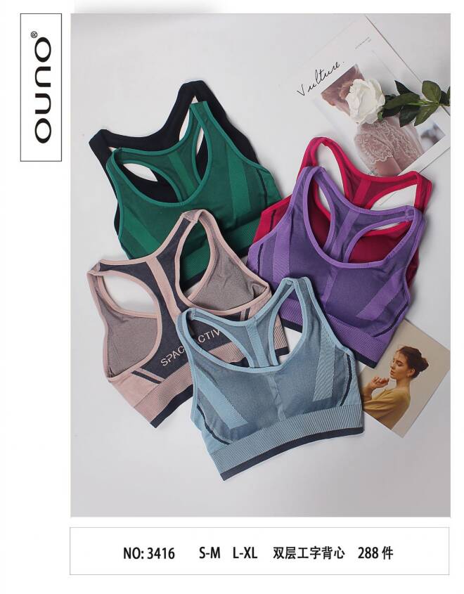 Topy damskie 3416 Mix KOLOR  S/M-L/XL