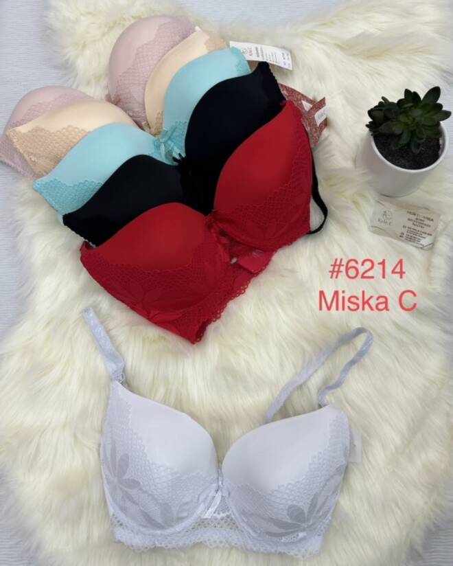 Biustonosze damskie 6214 1 kolor  C