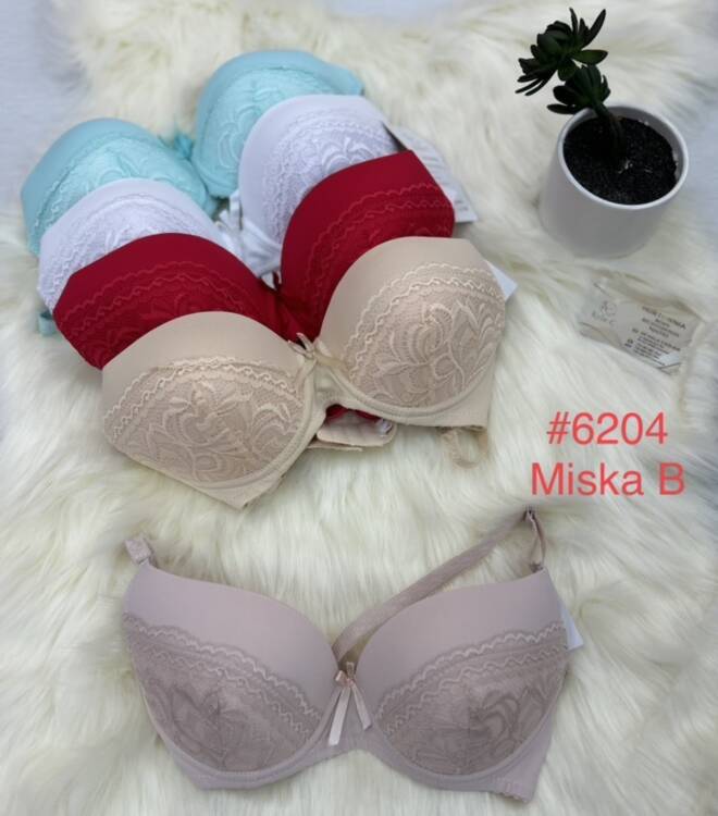 Biustonosze damskie 6204 1 kolor  B