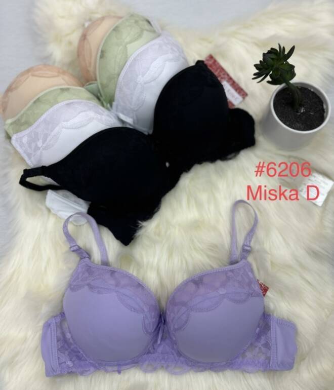 Biustonosze damskie 6206 1 kolor  D