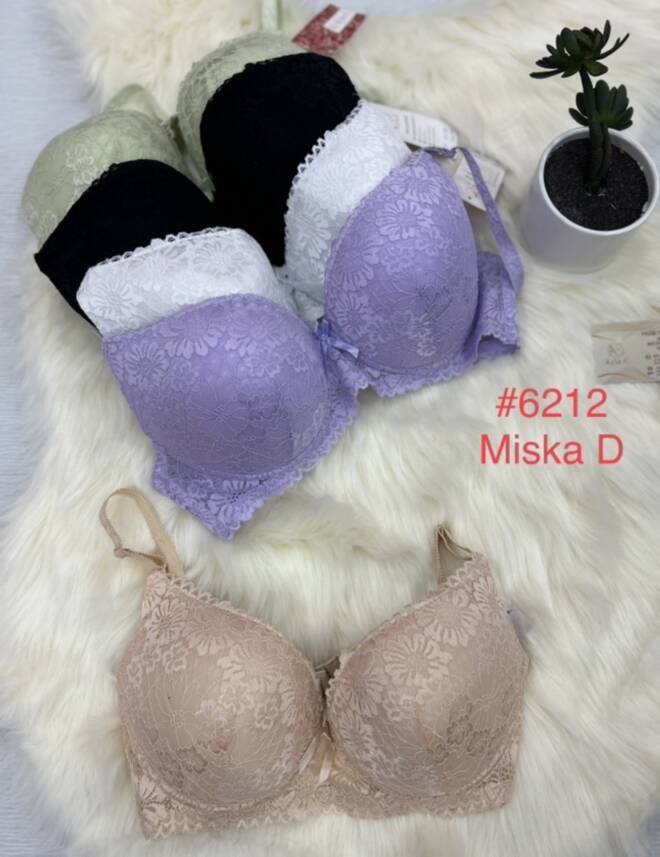 Biustonosze damskie 6212 1 kolor  D