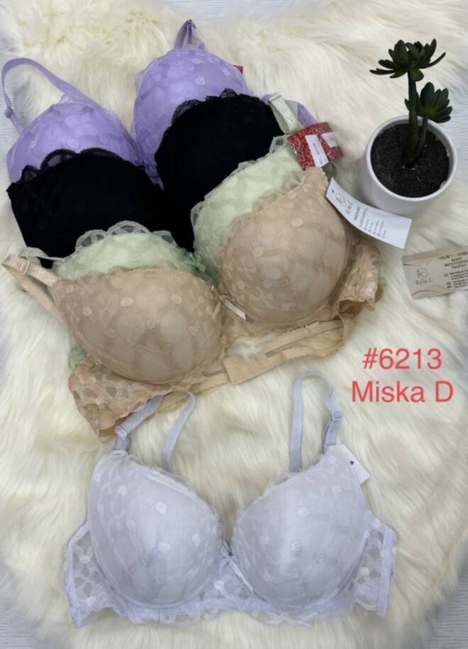 Biustonosze damskie 6213 1 kolor  D