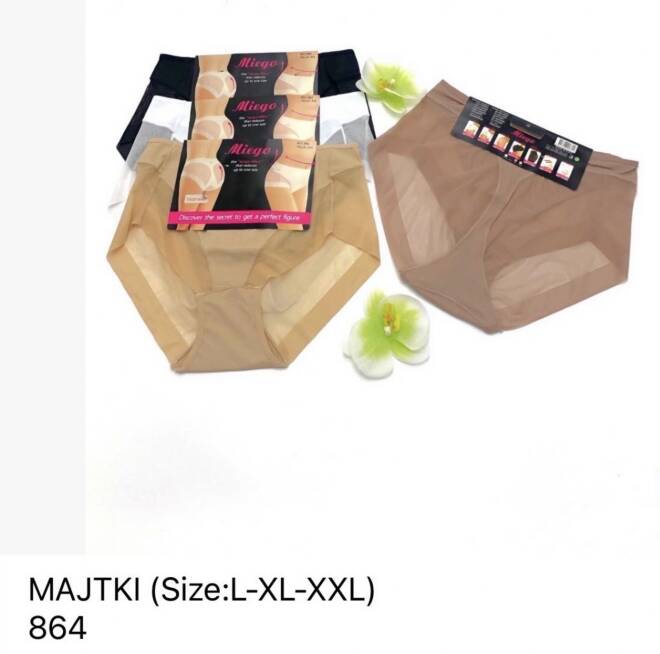 Majtki damskie 864 Mix KOLOR  L-2XL 1