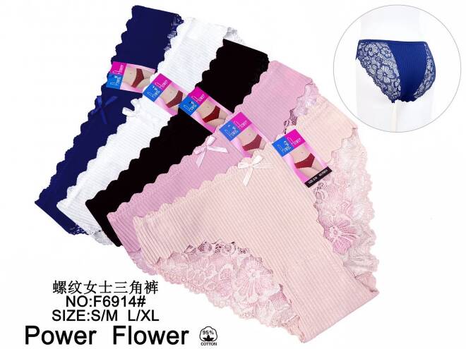 Majtki damskie F6914 Mix KOLOR  S/M-L/XL 1