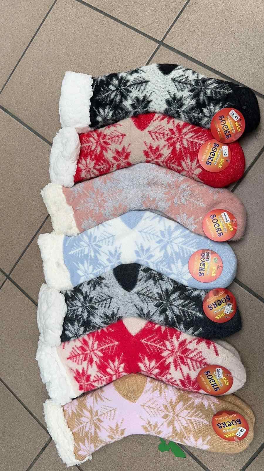 Kapcie-skarpety damskie 3536 Mix KOLOR  35-42 1