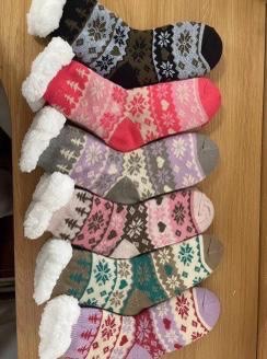 Kapcie-skarpety damskie 3537 Mix KOLOR  35-42