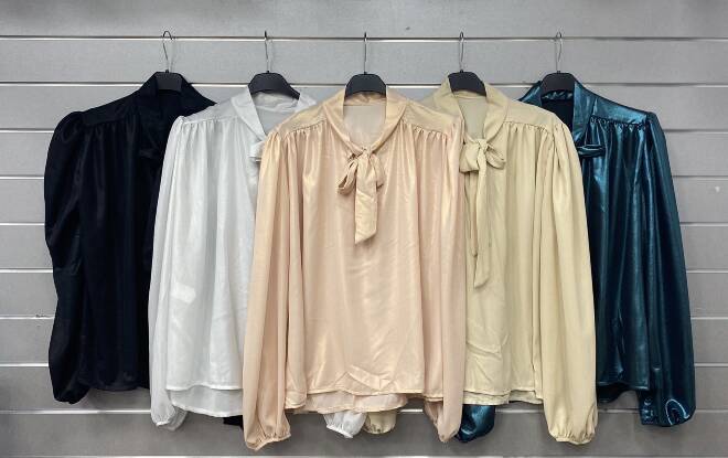 Bluzka damskie 3572 Mix KOLOR  Standard (Towar włoskie)