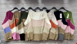 Sweter damskie 3574 Mix KOLOR  Standard (Towar włoskie)