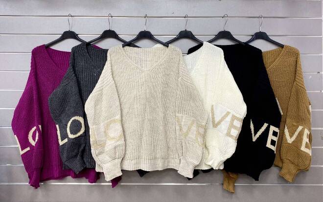 Sweter damskie 3575 Mix KOLOR  Standard (Towar włoskie) 1