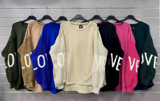 Sweter damskie 3583 Mix KOLOR  Standard (Towar włoskie)