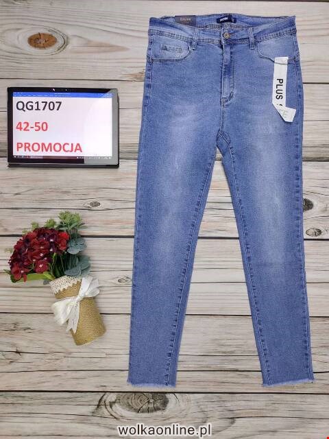 Jeansy damskie QG1707 1 kolor 42-50