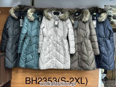 Płaszcze  zimowe damskie BH2350 1 kolor S-2XL