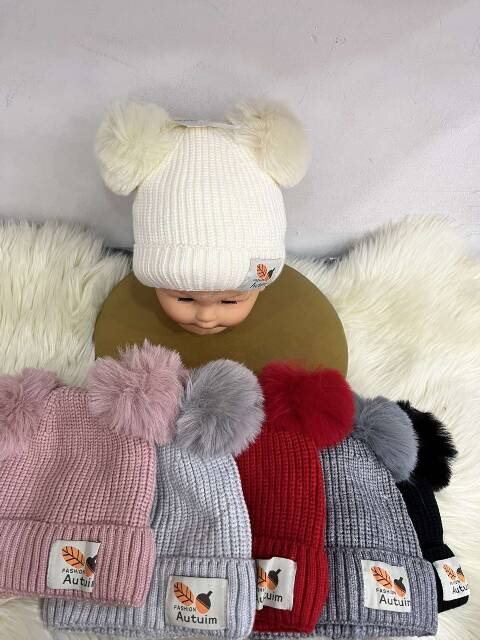 Czapka  dziewczęca 4104 Mix kolor Standard