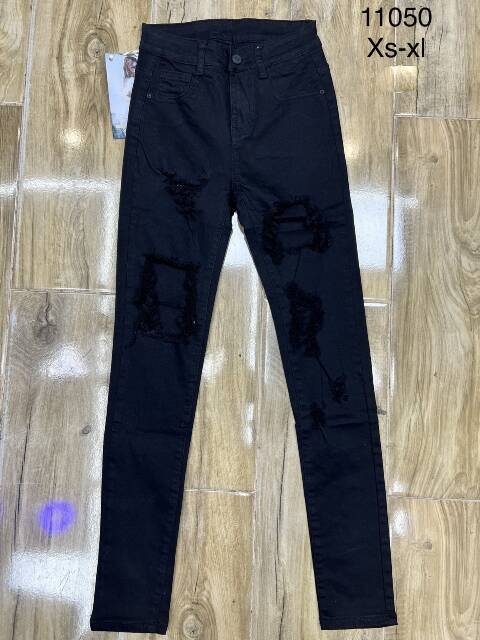 Jeansy damskie 11050 1 kolor XS-XL