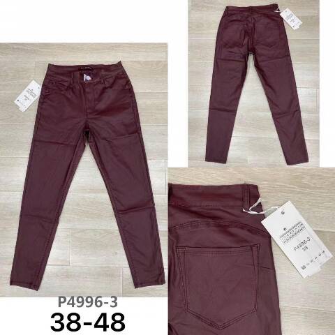 Spodnie z eko-skóry damskie P4996-3 1 kolor 38-48 1