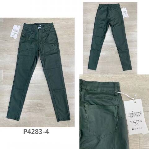 Spodnie z eko-skóry damskie P4283-4 1 kolor 36-44